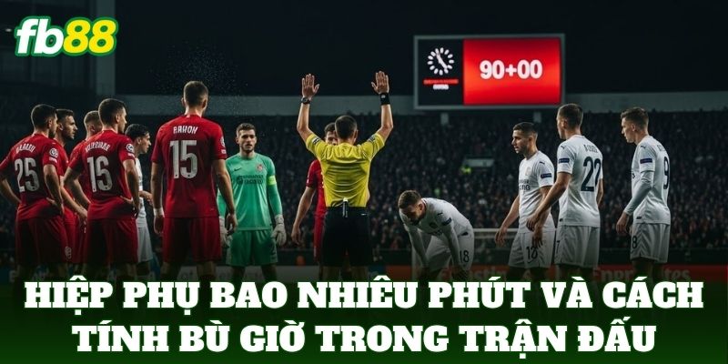 Hiệp Phụ Bao Nhiêu Phút? Quy Định Bù Giờ Chuẩn Tại FB88 2 Hiệp Phụ Bao Nhiêu Phút và cách tính bù giờ trong trận đấu