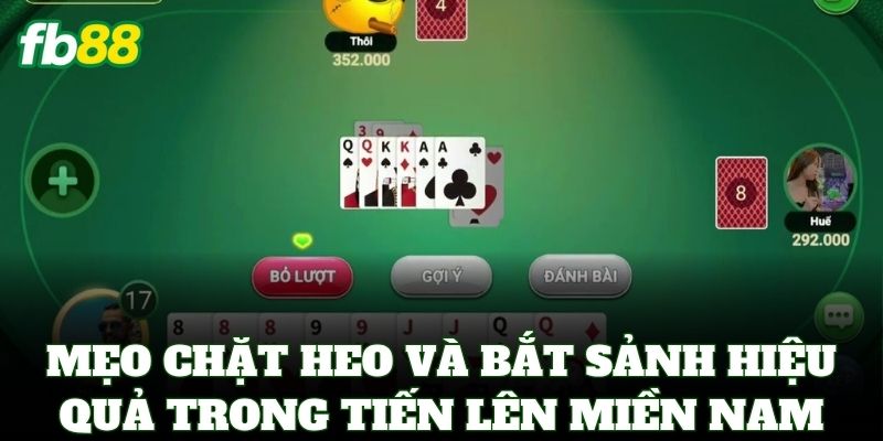 Tiến Lên Miền Nam FB88 – Mẹo Sát Phạt & Chặt Heo Hốt Bạc 3 Mẹo chặt heo và bắt sảnh hiệu quả trong bài Tiến Lên Miền Nam