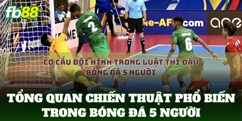 Luật Bóng Đá 5 Người - Quy Định Thi Đấu Và Cách Soi Kèo 2 Tổng quan chiến thuật phổ biến trong bóng đá 5 người
