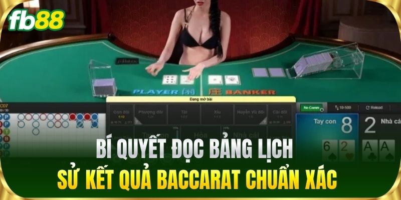 Baccarat Online FB88 - Bí Quyết Soi Cầu Chuẩn Như Chuyên Gia 3 Bí quyết đọc bảng lịch sử kết quả Baccarat chuẩn xác