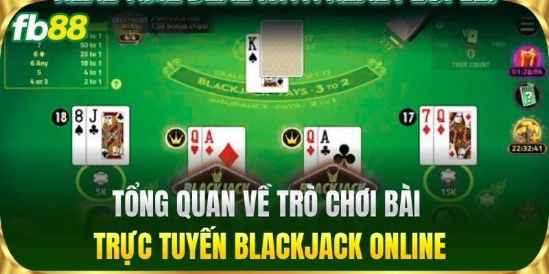 Blackjack Online FB88 - Cẩm Nang Chơi Luôn Thắng Nhà Cái 1 Tổng quan về trò chơi bài trực tuyến Blackjack Online