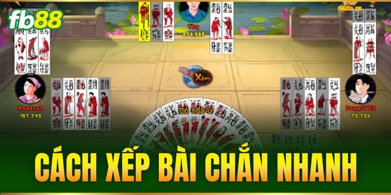 cach xep bai chan nhanh