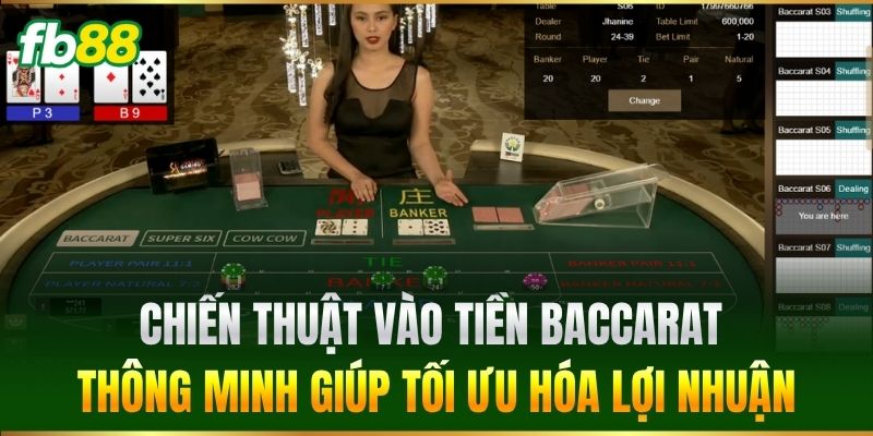 Chiến thuật vào tiền Baccarat thông minh giúp tối ưu hóa lợi nhuận