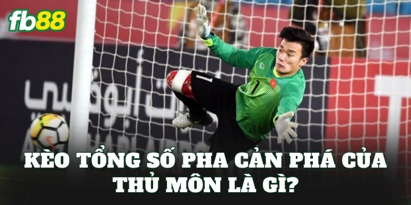 Kèo tổng số pha cản phá của thủ môn là gì?