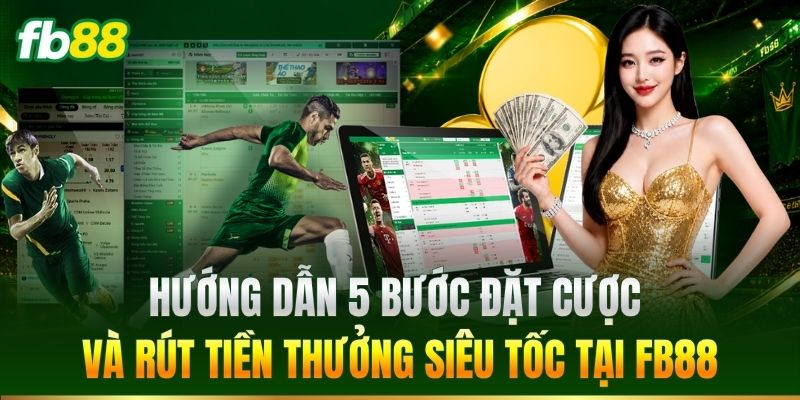 Trang Chủ 14 Hướng dẫn 5 bước đặt cược và rút tiền thưởng siêu tốc tại FB88
